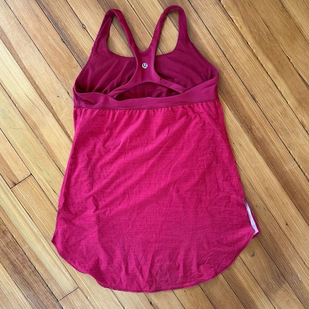Lululemon RARE Venus Racerback Tank in Red - Picture 2 of 4